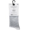 Memoi Women's Be Kind Multicolor Block Letter Crew Sock Gray - 3 of 4