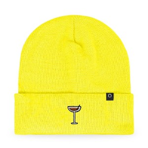 Dalix Espresso Martini Embroidered Beanie Food Warm Winter Knit Hat Women - 1 of 4