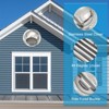 Unique Bargains Stainless Steel Adjustable Mesh Screen Wall Round Soffit Air Vents - 3 of 4