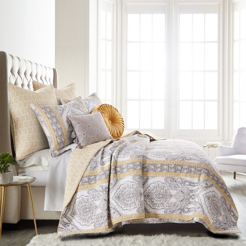 Amelie Bohemian Quilt Set - Twin/Twin XL Quilt and One Standard Pillow Sham  Multi - Levtex Home