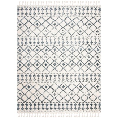 Berber Fringe Shag BFG519 Power Loomed Rug - Safavieh