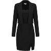 EXLURA Women's Professional Business Lightweight Blazer Dress Suit Sets 2 Piece Work Office Fashion Outfits - 2 of 4
