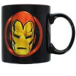 ICUP, Inc. Marvel Iron Man 20oz Black Coffee Mug