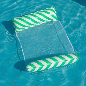 Link Active 4-in1 Original Water Hammock and Float Lounger For Adults Great For Tanning, Relaxing & Hanging Out In The Pool
