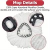 Racxily 6 Pack O Cedar Spin Mop Replacement Mop HeSpin Mopd, Spin Mop Replacement Microfiber Mop Head, 360 Degree Easy Wringing Dust Mop Head - 3 of 4