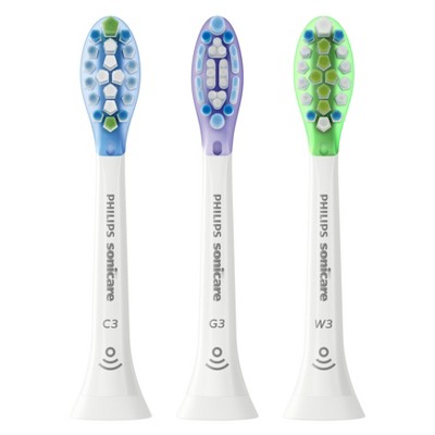 Philips Sonicare Premium Variety Pack (Whitening, Gum & Plaque) Replacement Electric Toothbrush Head - 3pk