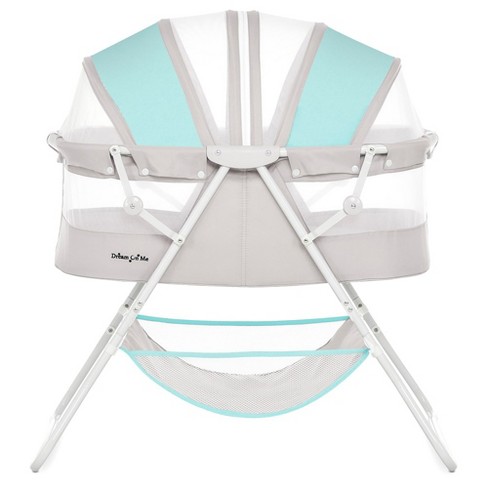 Dream On Me Karley Bassinet Blue And Grey Target