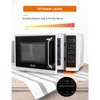 COMMERCIAL CHEF Countertop Microwave Oven 0.9 Cu. Ft. 900W - 3 of 4