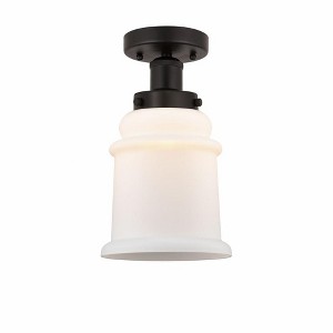 Canton - 1 Light Semi-Flush Mount In Industrial Style-11 Inches Tall and 6 Inches Wide - 1 of 1