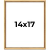 PosterPalooza | Classic Modern Gold Picture Frame - UV Acrylic, Foam Board Backing, Hanging Hardware - 2 of 4