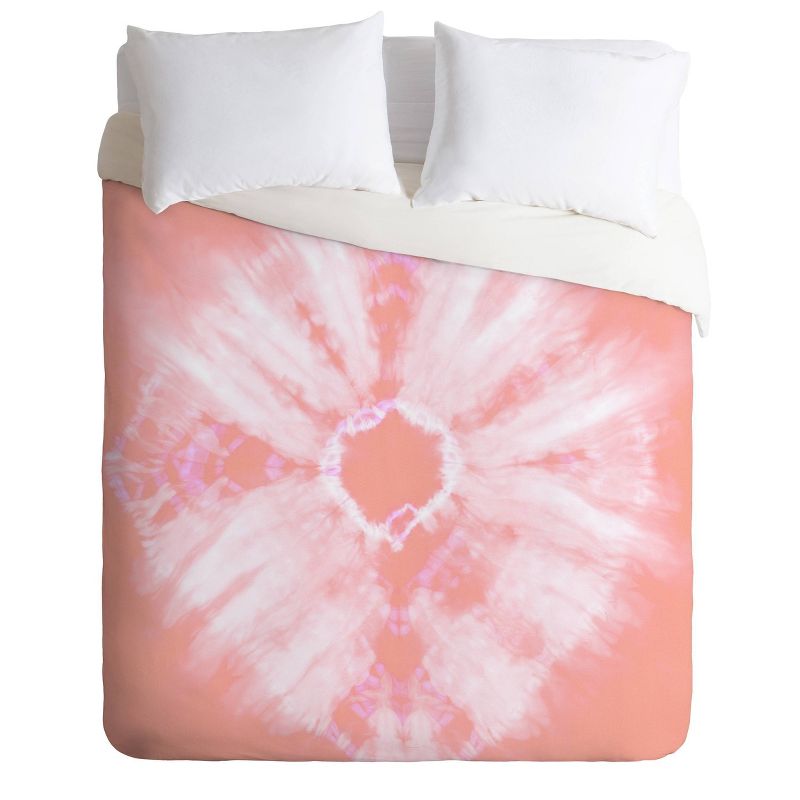 Full/Queen Amy Sia Tie Dye Comforter Set Pink - Deny Designs, 1 of 8