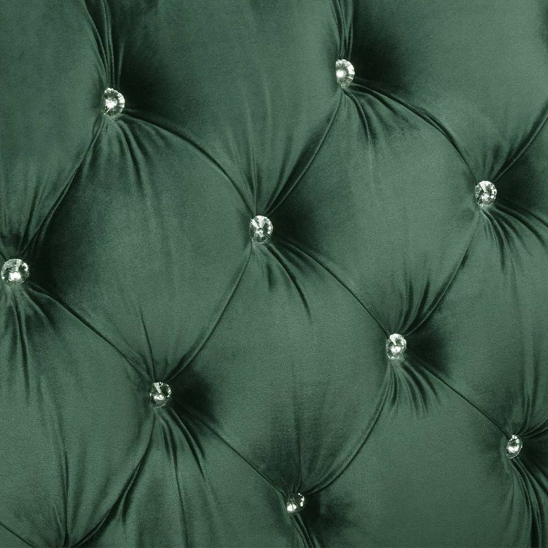 76&#34; Iberis Sofa Green Velvet - Acme Furniture, 5 of 9