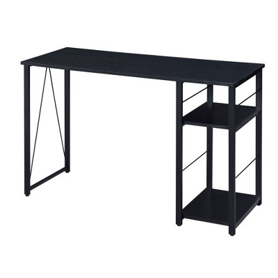 NicBex Modern Office Desk,Writing Desk  with 2 Shelves for Home Office