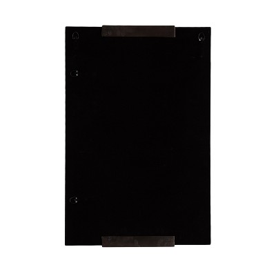 Bronze Frameless Rectangular Wall Mirror with Beveled Edges