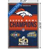 Trends International NFL Denver Broncos - Champions 23 Framed Wall Poster Prints - 3 of 4