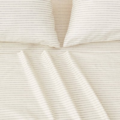 Microfiber Striped Sheet Set - Isla Jade