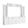NicBex TV Stand for 75 Inch TV with 4 Cabinets and 2 Drawers,TV Entertainment Center with Adjustable Shelves,TV Console Table for Living Room,White - 2 of 4