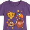 Girls' - Disney - Simba, Pumbaa, Timon, & Zazu Fitted Short Sleeve Graphic T-Shirt - 2 of 4