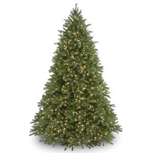 National Tree Company 9' Pre-Lit Jersey Fraser Fir Full Artificial Christmas Tree1,500 Clear Lights - 1 of 4