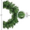 Northlight Buffalo Fir Artificial Christmas Wreath - 20" - Unlit - 2 of 3