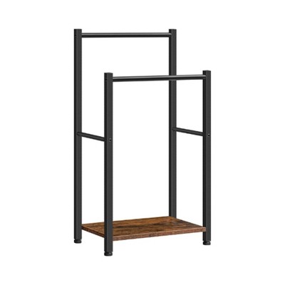 Apex Vanguards 3-Tier Black Free Standing Towel Rack