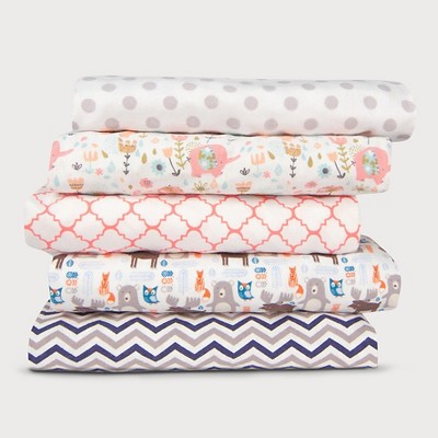 Flannel crib sheets sales target