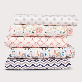 Trend Lab Flannel Fitted Crib Sheet Collection