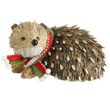 Raz Imports 8.5" Beige and Brown Hedgehog Christmas Tabletop Decor