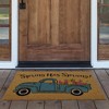 Farmhouse Living Spring Has Sprung Farm Truck Coir Doormat - 18" x 30" - Natural - Elrene Home Fashions - 2 of 4