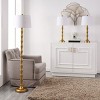 Aurelia Floor And Two Table Lamps - Set of 3 - FLT4003 - Gold/White - Safavieh - 3 of 4