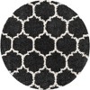Unique Loom    Hygge Shag Trellis Area Rug - 2 of 4