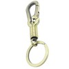 Unique Bargains Metal Ring Pendant Coil Carabiner Keyring Bronze Tone - 3 of 4
