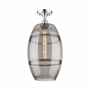 Vaz - 1 Light Semi-Flush Mount In Industrial Style-19.75 Inches Tall and 10 Inches Wide - 1 of 1