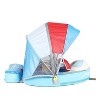 Mambobaby Sunny Navigator Baby Pool Float with Canopy Novelty Float - Speedboat Blue - 4 of 4