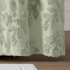 Sage Cotton Fabric Shower Curtain 72x 72 Inches Bathroom Soft Chenille Laurel Luxury Bath Decor Waterproof Easy Clean - 3 of 4