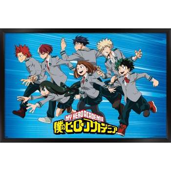 Trends International My Hero Academia - Group Framed Wall Poster Prints