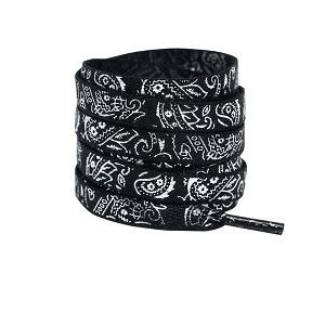 INSPIRE CHIC Paisley Flat Shoe Laces for Sneakers 1 Pair - 1 of 4