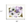 HomeRoots Lilacs and Anemone White Framed Print Wall Art - 3 of 4
