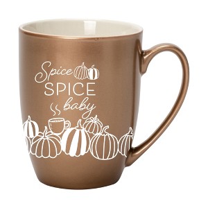 Elanze Designs Spice Spice Baby Bronze 10 ounce New Bone China Coffee Cup Mug - 1 of 4