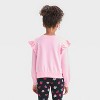 Girls' French Terry Valentine's Day Pullover Sweatshirt - Cat & Jack™ - image 2 of 3