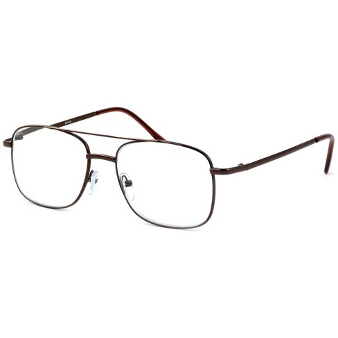 Calabria 8151 Mens Aviator Reading Glasses | Lightweight & Comfortable ...