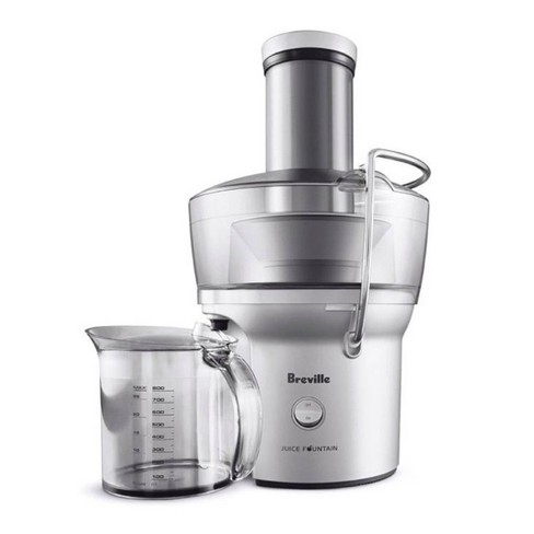 Breville Juice Fountain Compact Silver BJE200XL: 700W Stainless Steel Electric Juicer, Dishwasher-Safe Parts - image 1 of 2