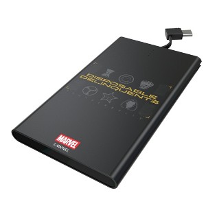 Marvel Thunderbolts Badge 5000mAh Flat Powerbank : Target