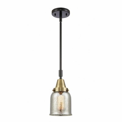 Bell - 1 Light Stem Hung Mini Pendant In Industrial Style-11.13 Inches Tall and 5 Inches Wide