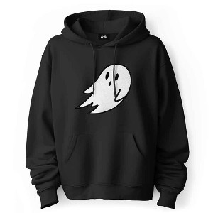 Dalix Giant Ghost Embroidered Hoodie Soft Fleece Hood Sweatshirt Mens - 1 of 4