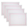 Saro Lifestyle Embroidered Line Design Placemat (Set of 4) - 3 of 4