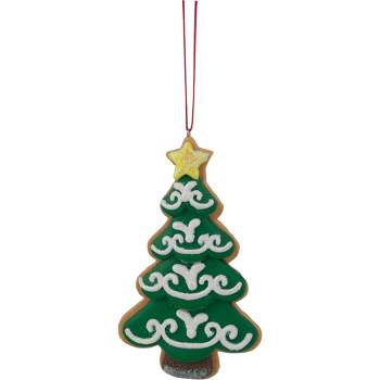 Northlight 4.75" Glittered Christmas Tree Cookie Ornament