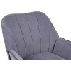 NicBex Modern Teddy Velvet Accent Chair, Arm Chair Living Room Chairs with Metal Legs, Lazy Single Chair Reading Chair for Living Room, Office - 2 of 4