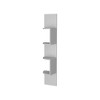 Alilang 9.80 Inch Modern Wall-Mounted Corner Shelf with Five-Tier Display Design-White - 4 of 4