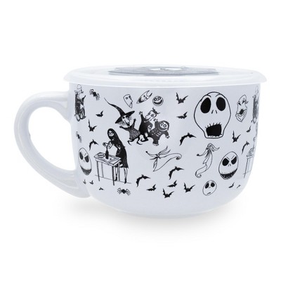 Bioworld Nightmare Before Christmas 20 oz. Soup Mug with Vented Lid